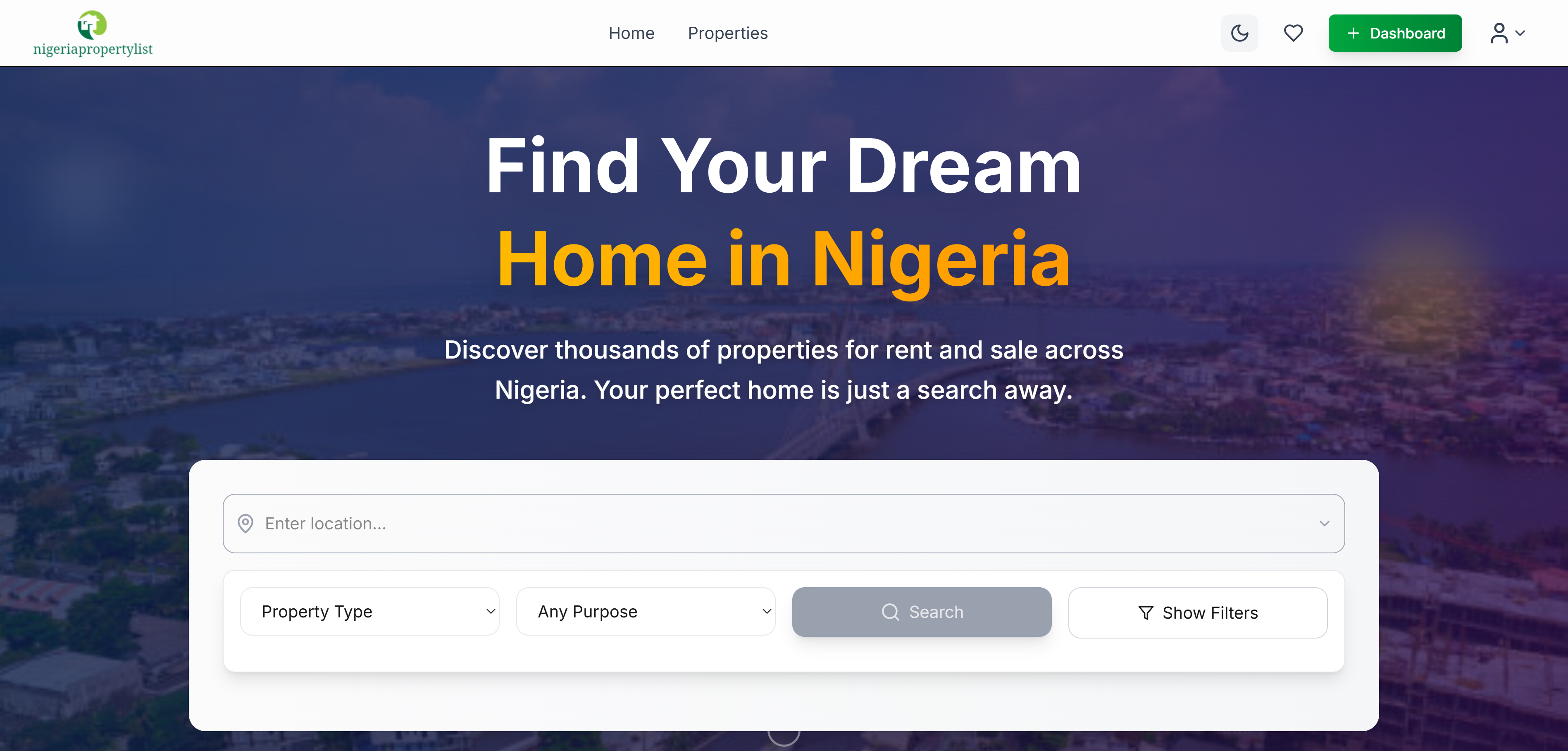 NigeriaPropertyList – Real Estate Portal